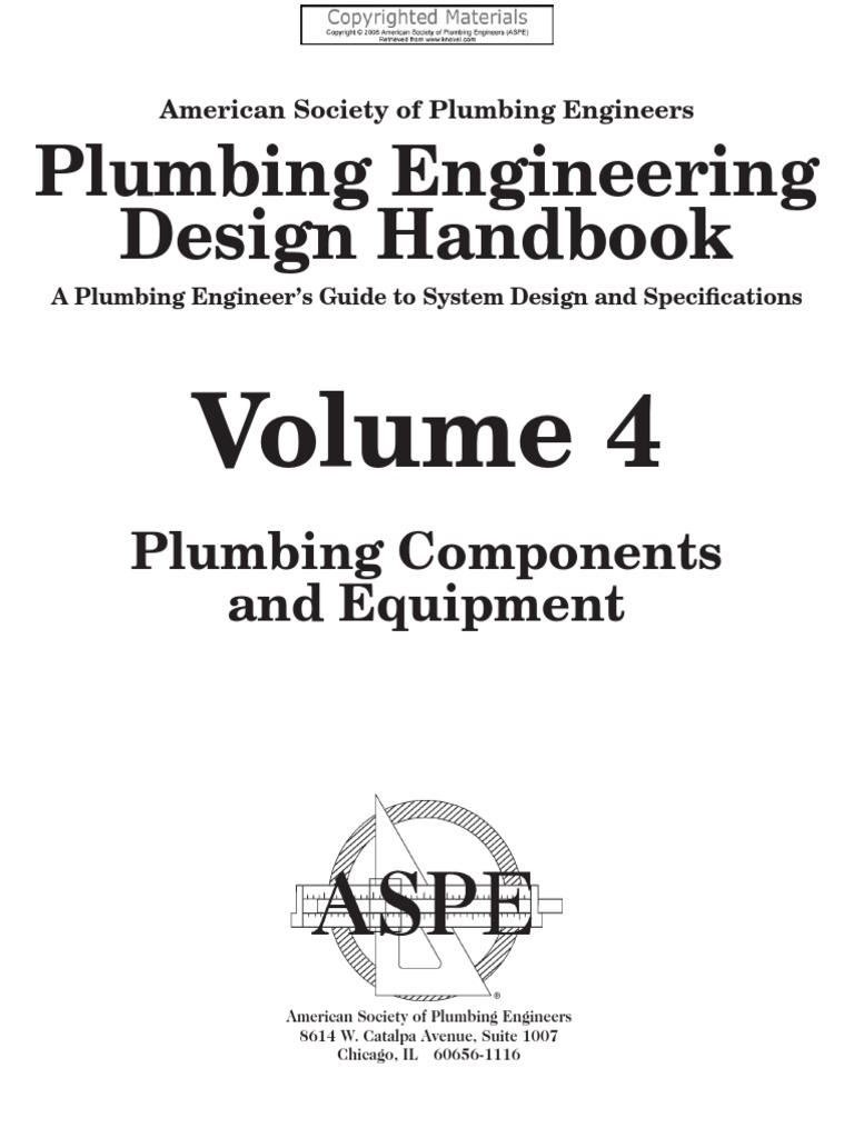 Plumbing Engineering Design Handbook | PDF | Plumbing | Pipe (Fluid ...