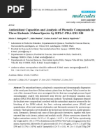 Molecules: Antioxidant Capacities and Analysis of Phenolic Compounds in Three Endemic Nolana Species by HPLC-PDA-ESI-MS