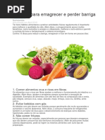 15 dicas de emagrecer