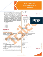 Solucionario: Examen UNI 2019 - II