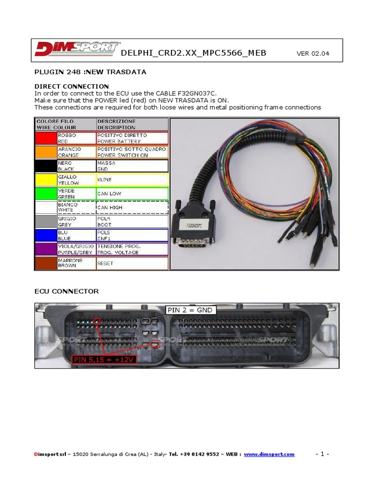 NT DELPHI CRD2.xx MPC5566 MEB 1033 PDF | PDF | Manufactured Goods ...