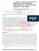 Analysis of Dilutions of The Real Estate (Regulations and Development) Act 2016 by State Governments: A Case Study