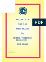 Too 100 Bank Frauds by Central Vigilance Commission New Delhi PDF