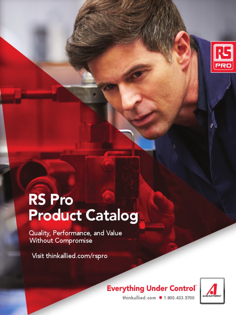 RS Pro Product Catalog (NA) (2017) (25037 - RS - PRO - 80pp) PDF, PDF, Valve