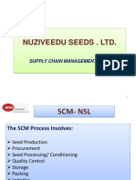 Nuziveedu Seeds - LTD.: Supply Chain Management (SCM)