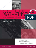 Algebra 2 Course in Mathematics For The IIT-JEE and Other Engineering Exams