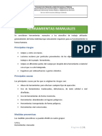 Herramientas manuales guía prevención riesgos