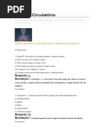 Sistema Circulatório - Exercicios Com Gabaritos