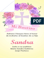 Invitacion Digital Bautizo