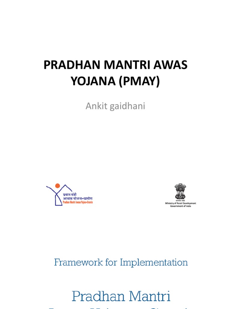 Pradhan Mantri Awas Yojana Pmay Pdf Economies Government