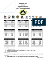 Volleyball Ms Schedules