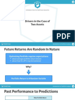 Introduction To Portfolio Analysis: Drivers in The Case of Two Assets