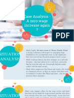 Case Analysis - A Zero Wage Increase Again ?: by Group 2