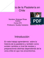 La Historia de La Pasteleria en Chile