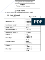 Units: 16 Tables of Equivalents