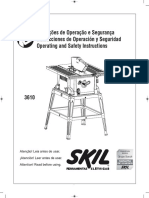 Serra de Bancada Skil 3610 PDF