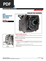 62TE Remanufactured Valve Body: Solenoid Pack Installation