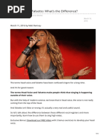 7 Singing Tips | PDF | Singing | Human Voice
