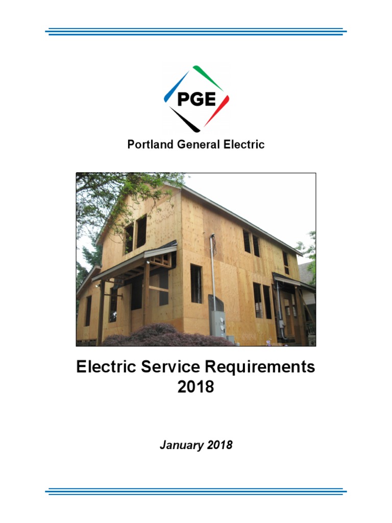 Construction Pge Electric Service Requirements | PDF | Books | Transformer
