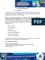 Documentos de exportación