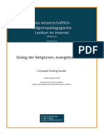 Dialog Der Religionen Evangelische Sicht 2018-09-20 06 20 PDF