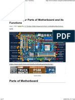 Basic & Major Parts of Motherboard and Its Functions - Techchore