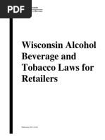 Pub 302 WI Alcohol Beverage and Tobacco Laws For Retailers - December 2016