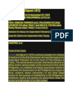 PP V Ferrer Digest 1972: Solicitor R. Mutuc For Respondent Feliciano Co. Jose W. Diokno For Respondent Nilo Tayag