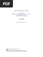 Basic Financial Econometrics PDF