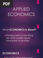 Introduction To Applied Economics