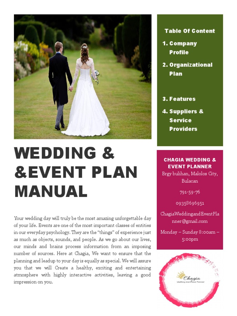 Wedding & Event Planning Guide | PDF