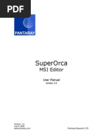 Download SuperOrca Manual by arm usa SN42165247 doc pdf