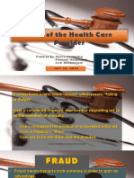 Vices of The Health Care Provider: Prepared By: Haniramacaandog Alyannahmangondato Asralmangontawar