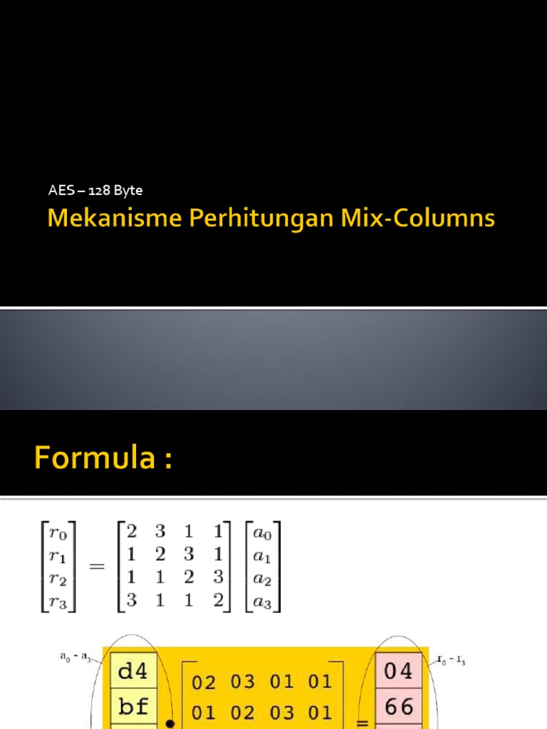 CARA Menghitung Mix Columns PDF | PDF