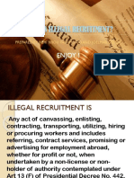 What Is Illegal Recruitment?: Enjoy !