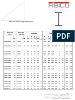 American Wide Flange Beams W PDF