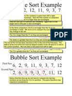 Bubble Sort Example