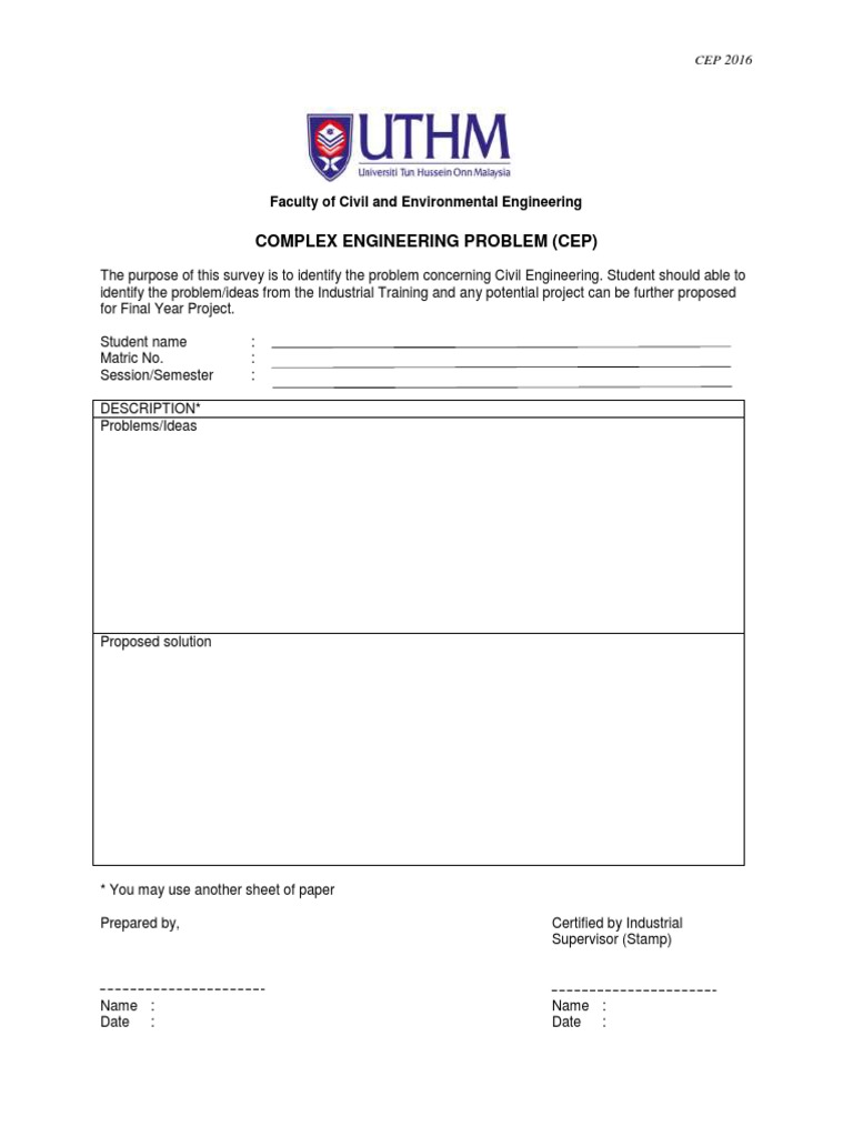 Civil Engineering Problem Survey 2016 | PDF | Art