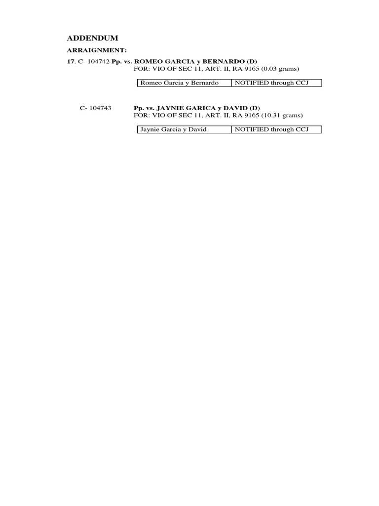 Addendum | PDF