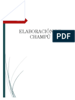 Elaboración de Champú