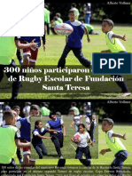 Alberto Vollmer - 300 Niños Participaron en Torneo de Rugby Escolar de Fundación Santa Teresa