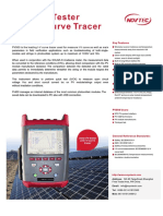 Test and Analyze Solar PV Modules and Arrays