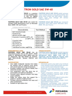 Fastron Gold 5W-40 API SN