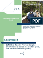 Linear and Angular Speed Presentation