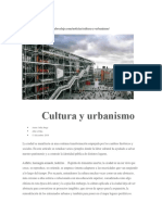Cultura y Urbanismo