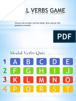 Modal Verbs Quiz Game