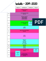 4d 2019-2020 Schedule