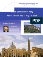 Great Basilicas of Italy: Assisi & Rome, Italy:: July 1-6, 2020