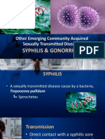 Syphilis & Gonorrhea: Other Emerging Community Acquired Sexually Transmitted Diseases