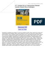 Bim DiseÑO Y Gestion de La Construccion (Manual Imprescindible)